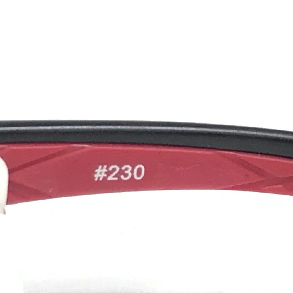 Rec Specs Kids Athletic Goggles Frames SLAM 230 Matte Black Red Wrap 49-17-135